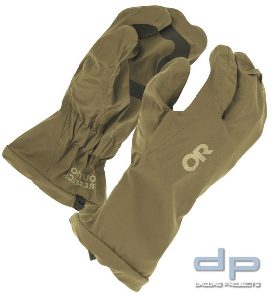 Outdoor Research - Lightweight TF Shell Mitt (Wetterschutz Handschuhe) Coyote