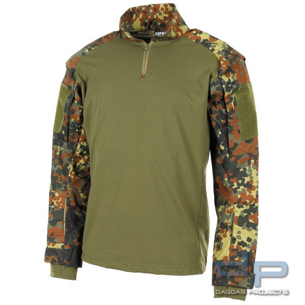 US Tactical Hemd, langarm, flecktarn