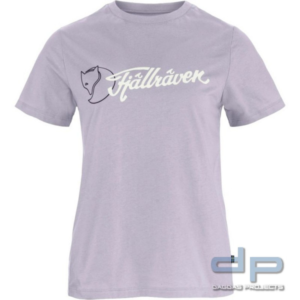 Fjällräven - Archive Logo T-Shirt W (Frauen) in Rosa