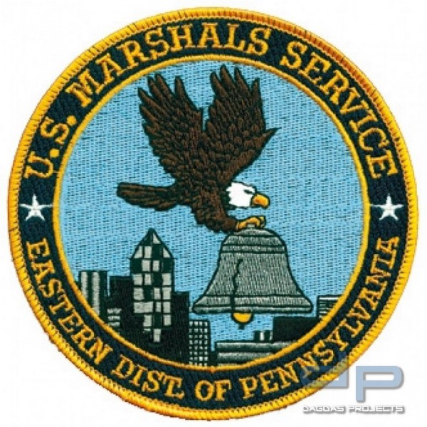 Stoffaufnäher - U.S. Marshals Service - Eastern District of Pennsylvania
