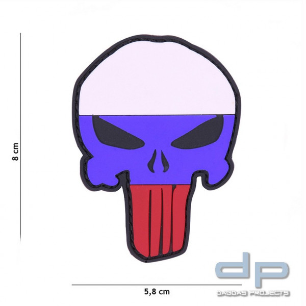Emblem 3D PVC Punisher Russland