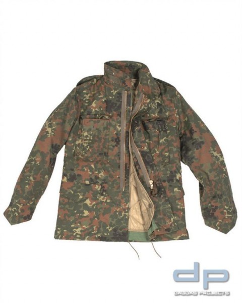 US Style Feldjacke M65 mit Futter flecktarn