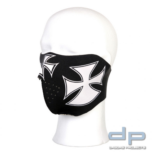 Motorrad Maske Half Face Kreuz