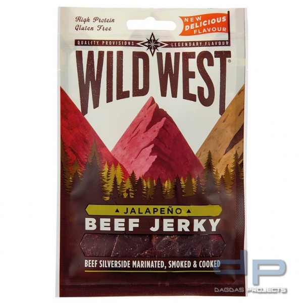 Wild West, Beef Jerky Jalapeno, 70 g