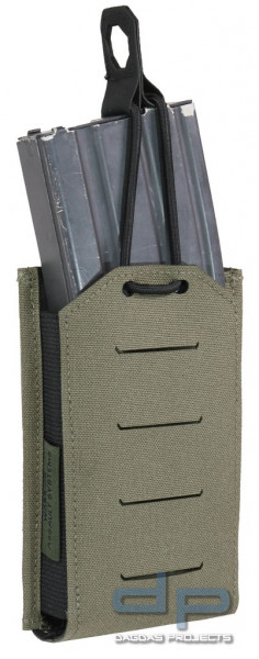 WAS Laser Cut Single Bungee 5.56 Mag Pouch Ranger Green