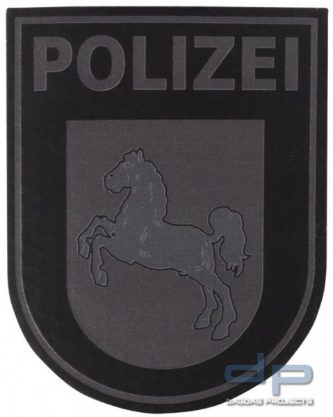 IR-Patch Polizei Niedersachsen Blackops 8,3 x 6,5 cm
