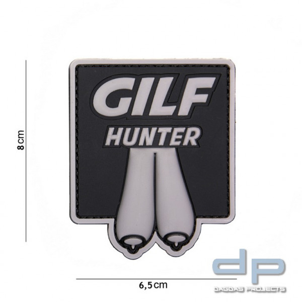 Emblem 3D PVC Gilf Hunter schwarz