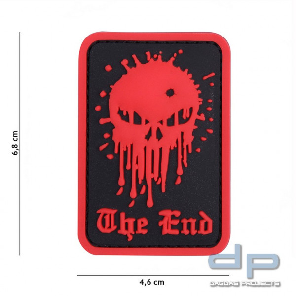 Emblem 3D PVC Skull The End Rot
