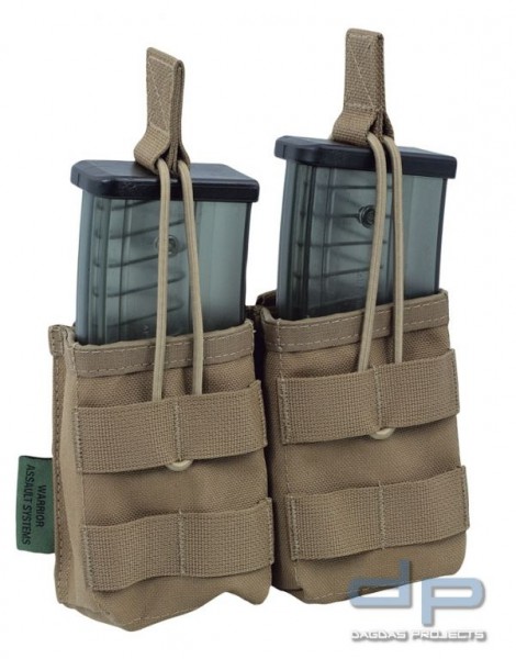 Warrior Elite Ops Double G36 Open Mag Pouch Coyote