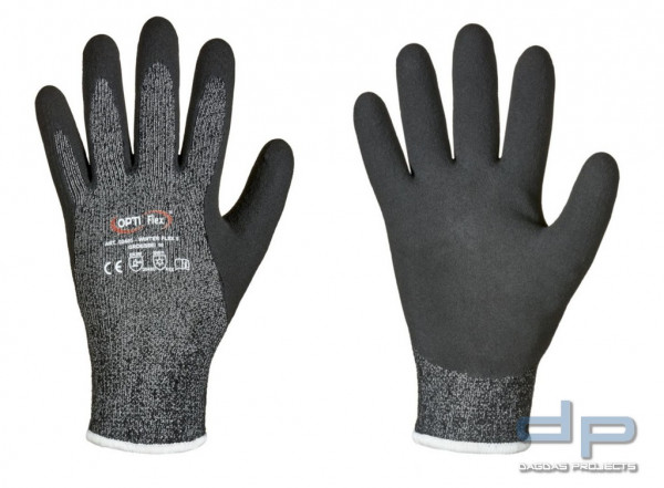 OPTI FLEX® Handschuhe EN 388 in schwarz meliert 12er Pack