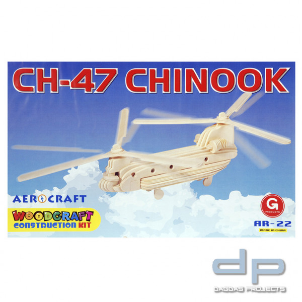 3D Holzpuzzle Chinook