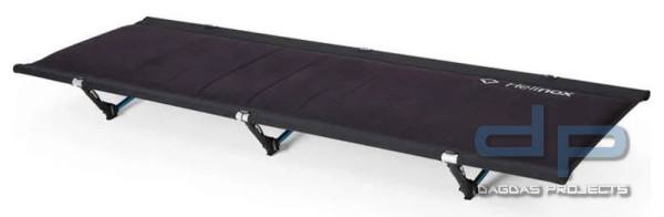 Helinox - Cot One Convertible Insulated Feldbett (Camping Liege) schwarz