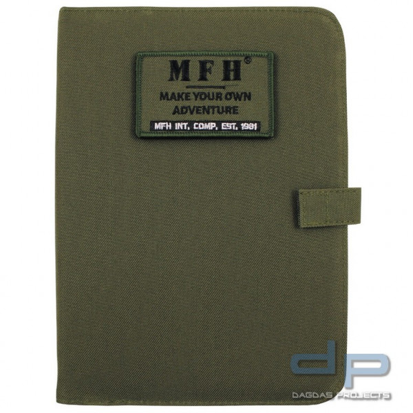 Terminplaner, A5, oliv, Ringbuchhalterung, Blätter