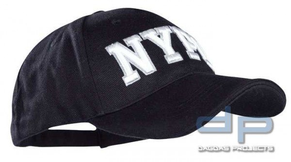 Baseball Cap Schwarz 3-D NYPD