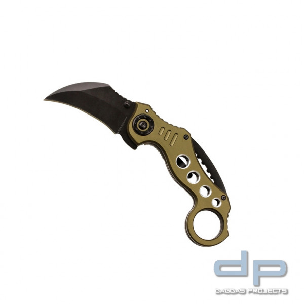 Karambitmesser grün/schwarz