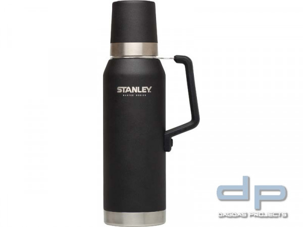 Stanley Vacuum Bottle 1,3 l, silikonummantelter Stahlgriff, isolierter Verschlussbecher