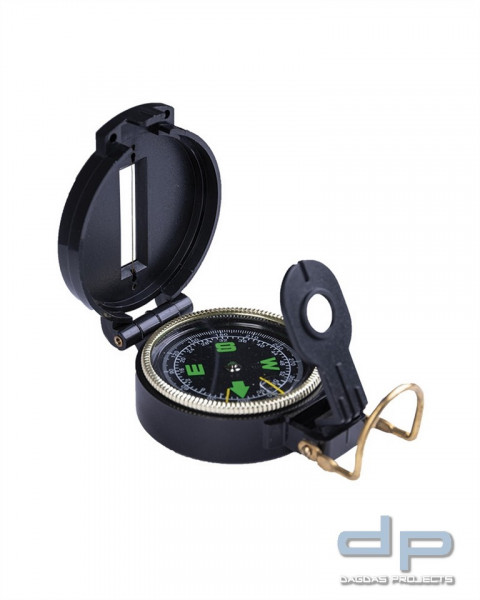 US Kompass Kunststoff Gehäuse schwarz (O.GEW.) 6 Stück