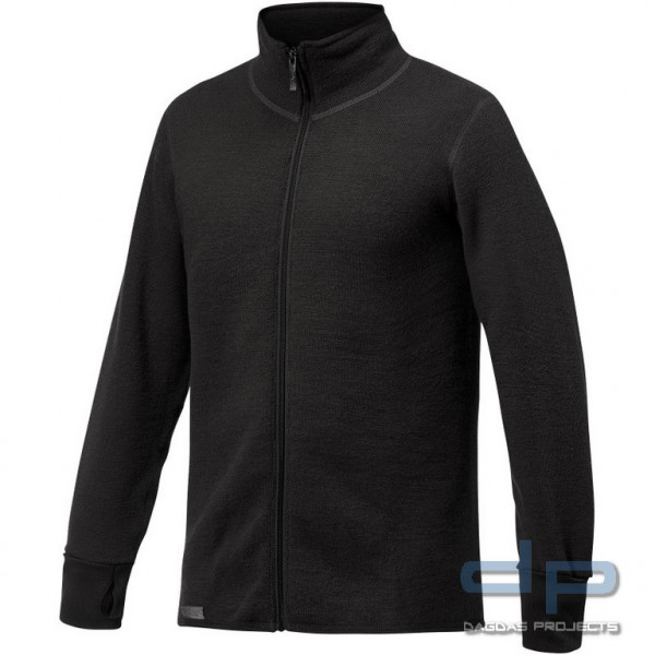 Woolpower® Thermo - Jacke mit Stehkragen 600 g/m² in Schwarz