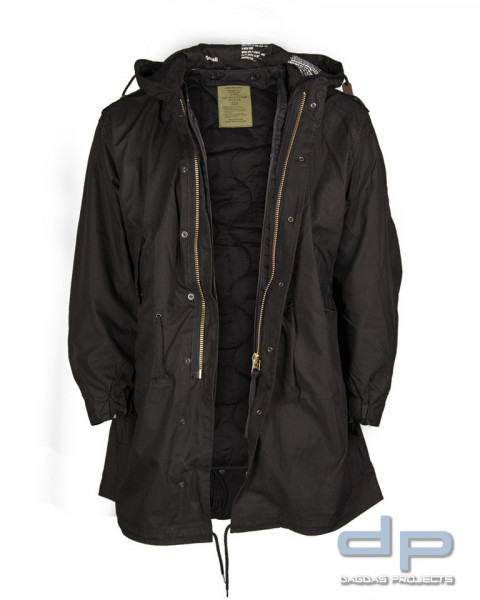 US SHELL KAPUZENPARKA M51 M.FU.SCHWARZ