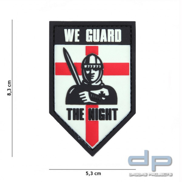 Emblem 3D PVC We guard the night weiss