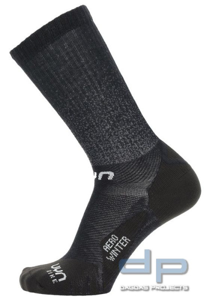 UYN - Cycling Aero Winter Socks (Herren) in schwarz