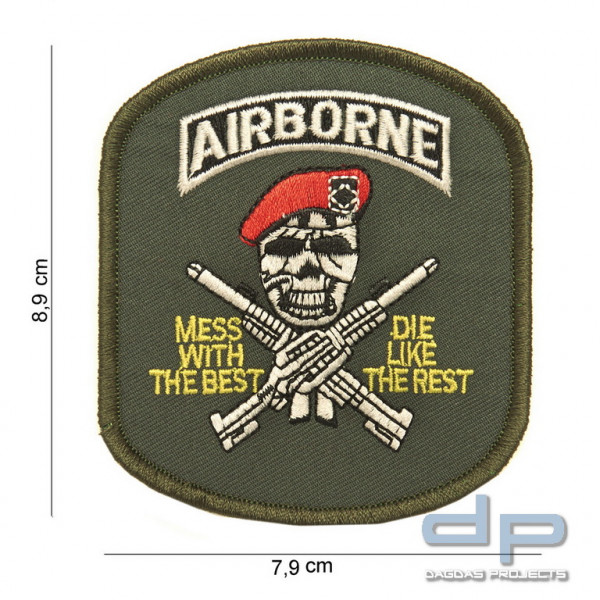 Emblem Stoff Airborne (Totenkopf)