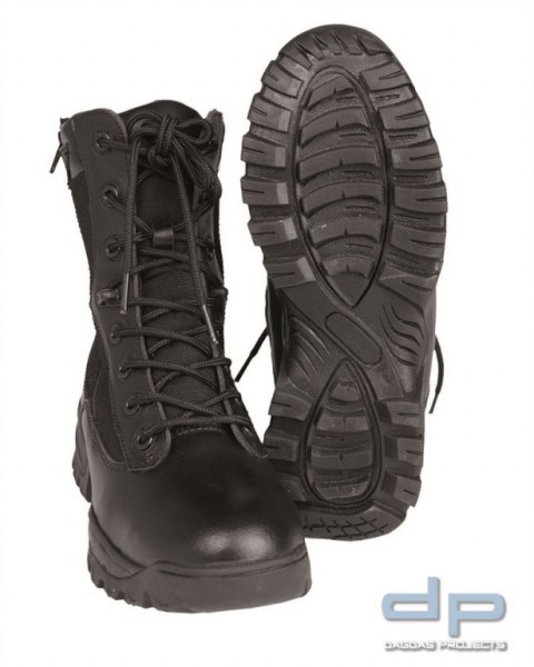 TACTICAL BOOT TWO-ZIP SCHWARZ Größe 39