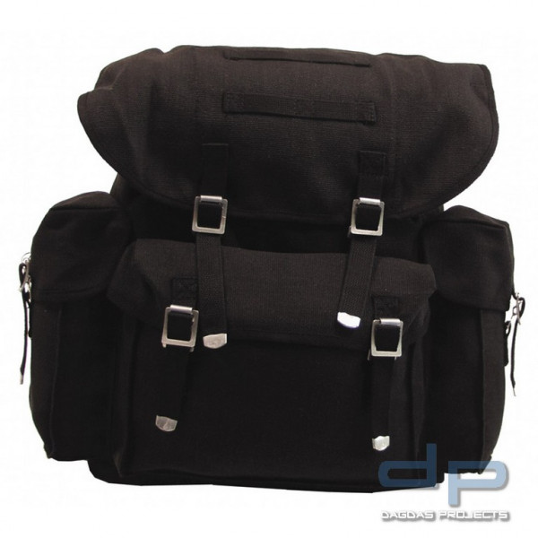 BW Rucksack, Mod., schwarz, mit Träger (wie BW Packtasche)