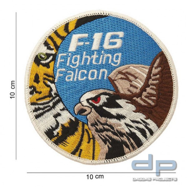 Emblem Stoff F-16 Fighting Falcon (Tiger)