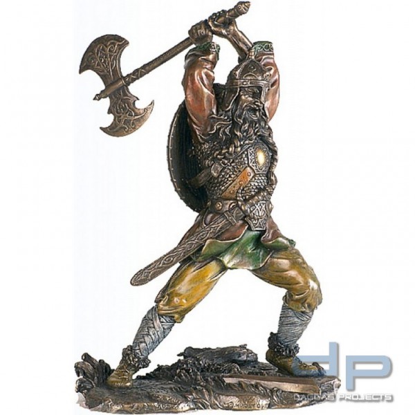 Wikinger Figur mit Helm und Axt