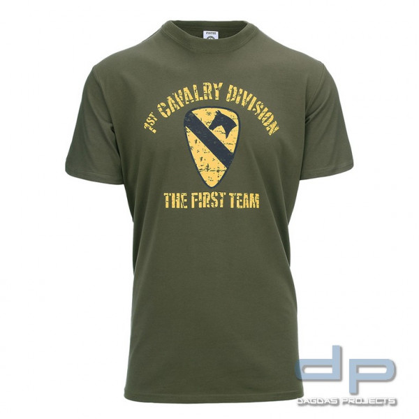 T-shirt 1st Cavalry Division in verschiedenen Farben