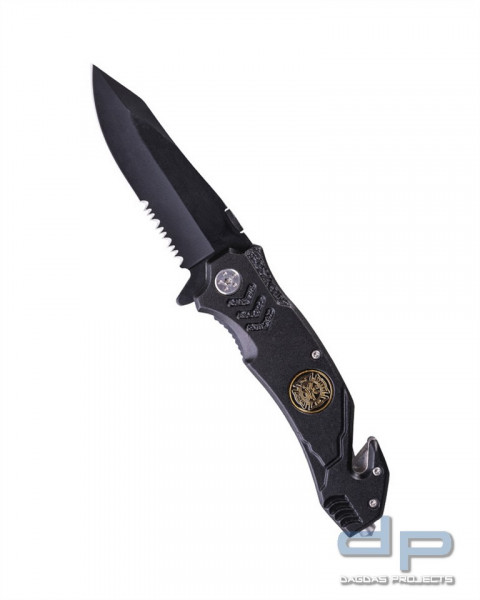 EINHANDMESSER ′FIRE BRIGADE′ SCHWARZ VPE 2