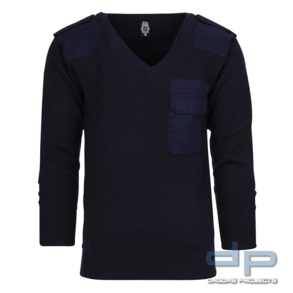 Pullover V-hals 50% wolle in verschiedenen Farben