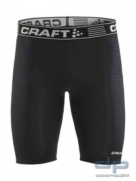 Craft Pro Control Compression Short Tights Unisex in Schwarz