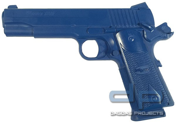 SIG 1911 Nitron Cocked &amp; Locked