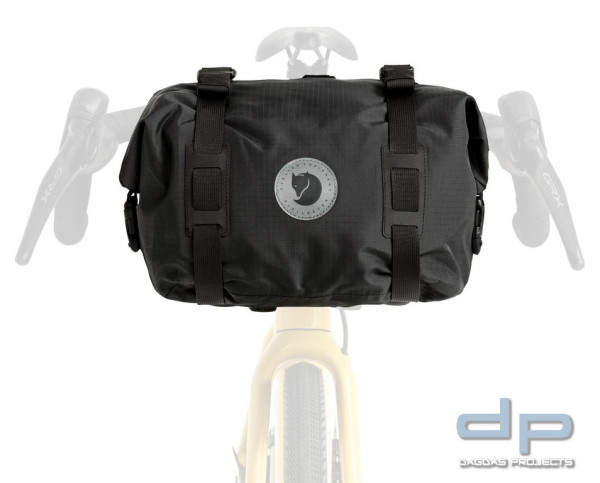 Fjällräven - Hoja Handlebar Rolltop (Fahrradlenker Tasche) in Schwarz