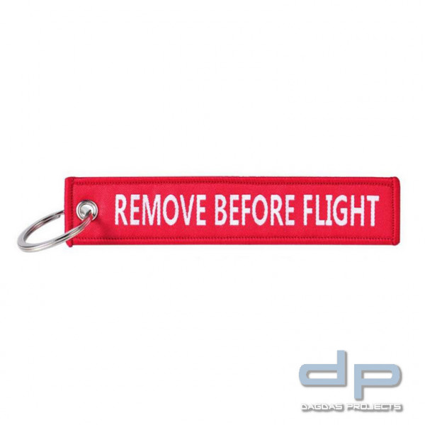Schlüsselanhänger remove before flight (beidseitig)