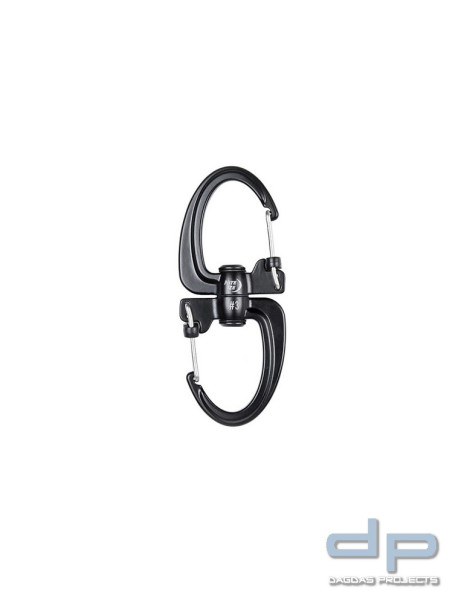 NiteIze(TM) Doppel-Karabiner S-Biner® - 360 Grad drehbar, SlideLock®, Größe 3