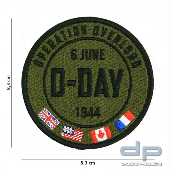 Emblem Stoff D-Day #7105
