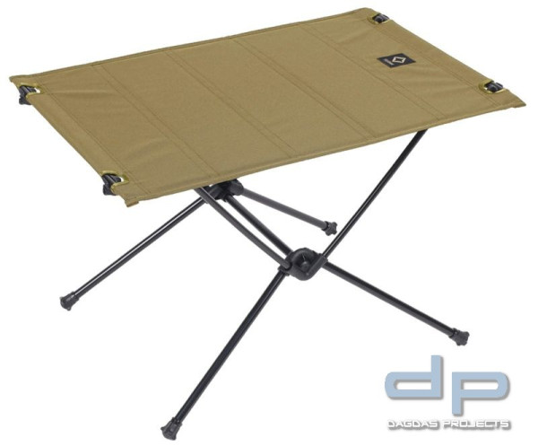 Helinox - Tactical Table One Hard Top (Campingtisch) in Coyote und Oliv