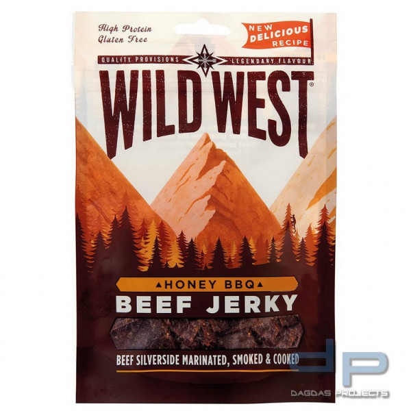 Wild West, Beef Jerky Honey BBQ, 70 g