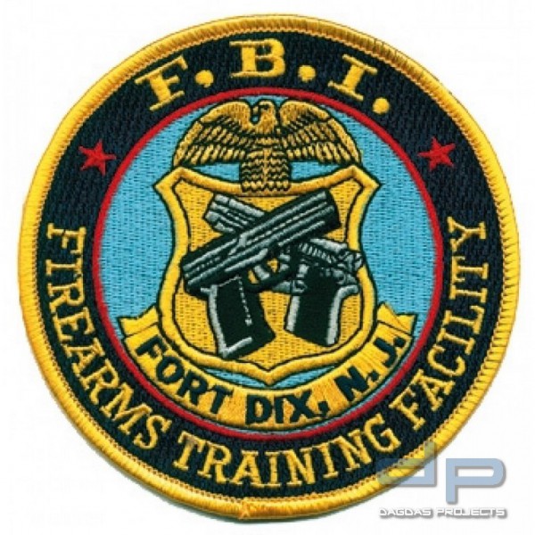 Stoffaufnäher - F.B.I. Fort Dix, N.J. - Firearms Training Facility
