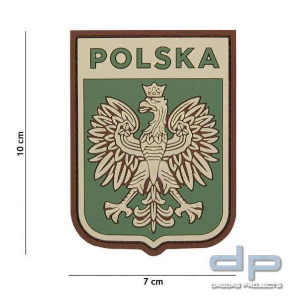 Emblem 3D PVC Polnisches Schild multi