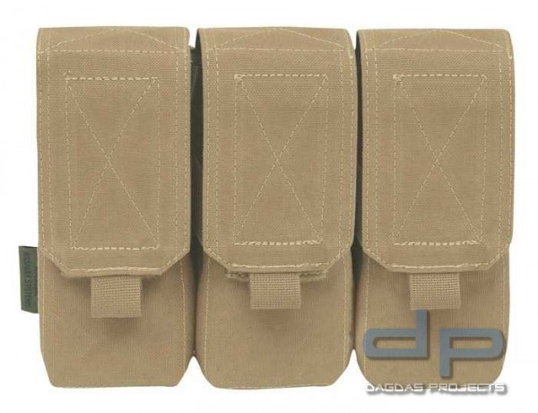 Warrior Triple M4 Mag Pouch Coyote