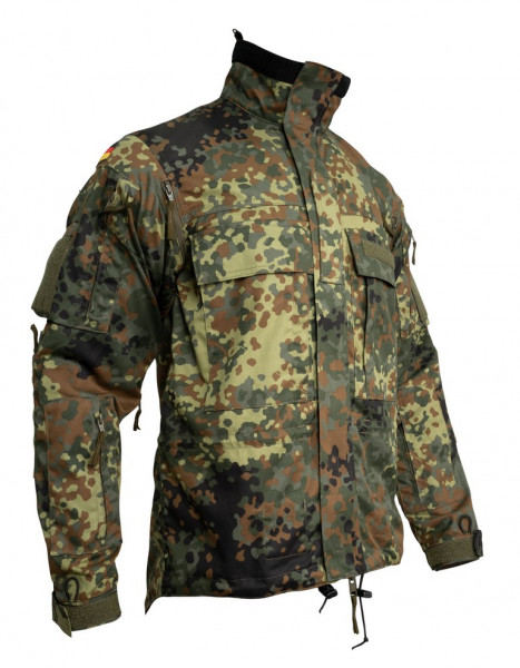 BW LEO KÖHLER EINSATZKAMPFJACKE KBS KURZ FLECKTARN