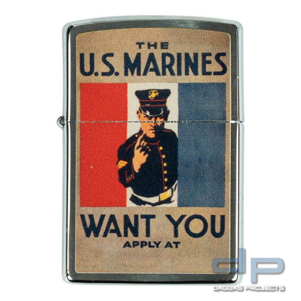 Zippo Feuerzeug US Marines Want You