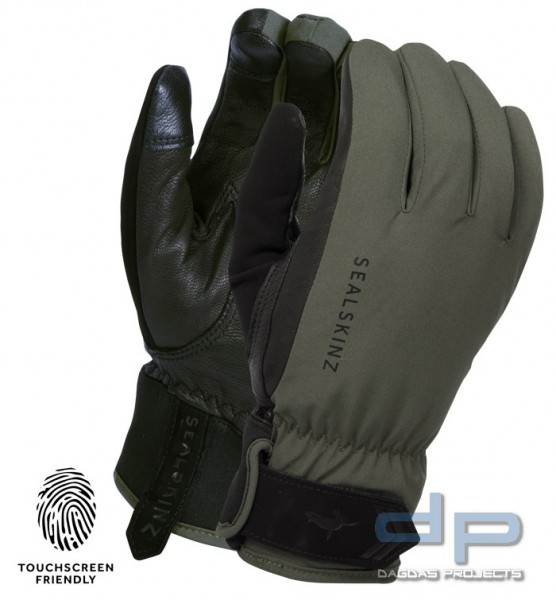Handschuhe SealSkinz All Season Touchscreen Glove Oliv