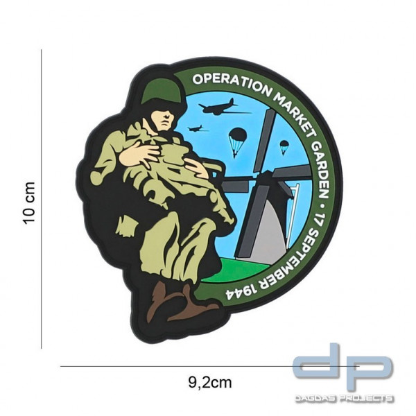 Emblem 3D PVC paratrooper Operation Market Garden