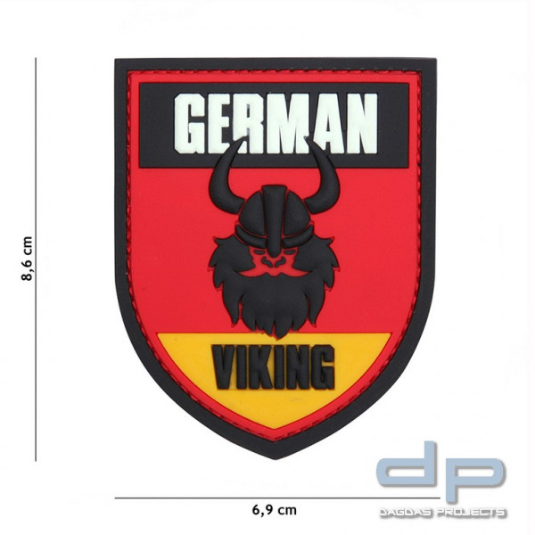 Emblem 3D German Viking rot