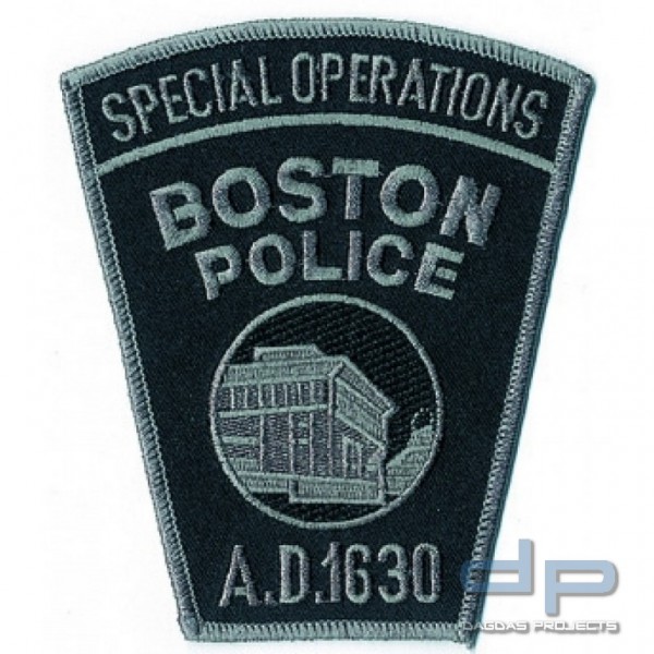 Stoffaufnäher - Boston Police (A.D.1630) Special Operations